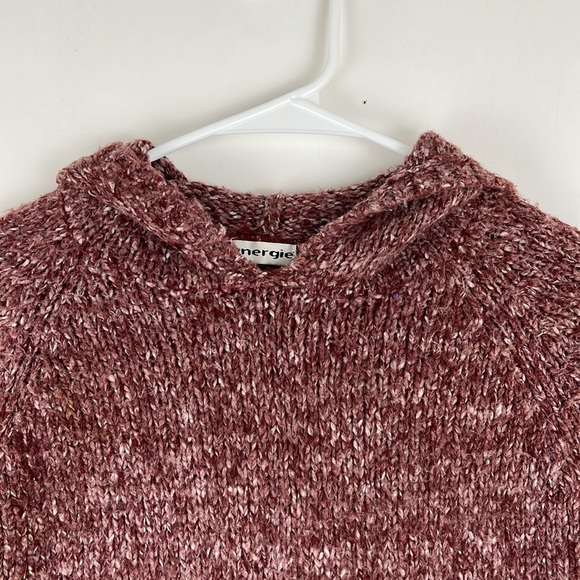 ENERGIE hoodie sweater with kangaroo pouch in rose shade S - Picture 3 of 10